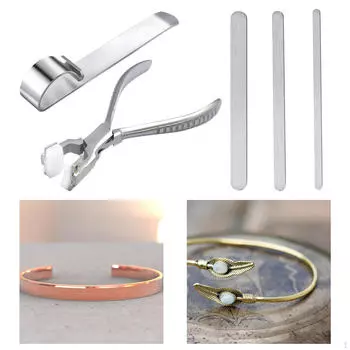 5 шт., набор инструментов для гибки браслетов, набор инструментов, прочный гибочный станок для