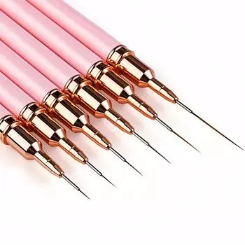 5 шт. набор кистей для дизайна ногтей, удлиненные линии, полосатый рисунок, УФ-гель для рисования, ручка для дизайна ногтей, профессиональный маникюрный инструмент