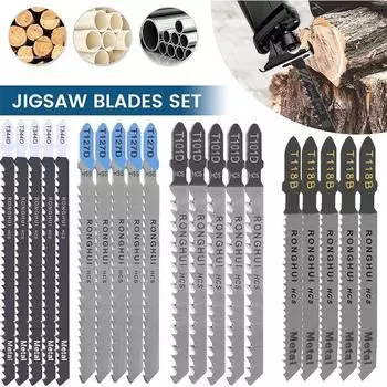 5 шт. набор лобзиковых полотен по металлу, дереву, разные лезвия для резки дерева, пластика, металла T344D