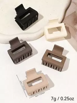 5 шт./набор Модные однотонные геометрические маленькие заколки для волос для женщин, девушек, аксессуары для волос для вечеринок