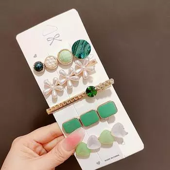 5 шт./набор Модные заколки для волос для женщин Аксессуары для волос