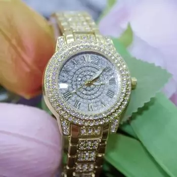 5 шт. набор модных женских часов со стразами браслет женские наручные часы для Feminino подарки включают коробку