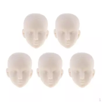 5 шт., наборы для ремонта частей головы куклы телесного цвета, DIY практика, макияж, ремесло