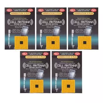 5 шт. Наклейки для усиления сигнала телефона, наклейки для усиления сигнала антенны для лифтов для кемпинга на открытом воздухе