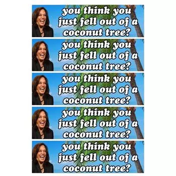 5 шт. Наклейки на автомобиль с изображением кокосовой пальмы, забавные юмористические наклейки с изображением мемов, привлекающие внимание наклейки для скейтборда, ноутбука, автомобиля, автомобильных аксессуаров