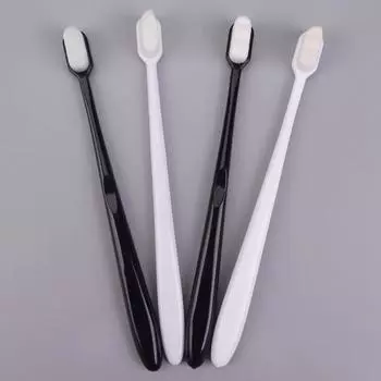 5 шт., нано-зубная щетка с мягкой щетиной, глубокая чистка, ультратонкая зубная щетка, портативная дорожная стоматологическая щетка для ухода за полостью рта, ручная зубная щетка