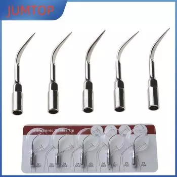 5 шт. насадок для стоматологического скалера, подходят для наконечника ультразвукового скалера EMS/WOODPECKER/SATELEC/DTE/NSK, стоматологические ультразвуковые насадки для скалинга 5pcs G1 серебряный