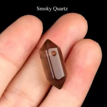 5 шт., натуральные камни, двухконечные шестиугольные подвески, перфорированные кристаллы, подвески для изготовления ювелирных изделий своими руками, женские ожерелья, аксессуары, подарки для творчества 5Pcs/228mm