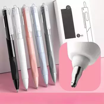 5 шт. нейтральная ручка ST Head Carbon Pen Water Pen канцелярские принадлежности для офиса 5 PCS белый