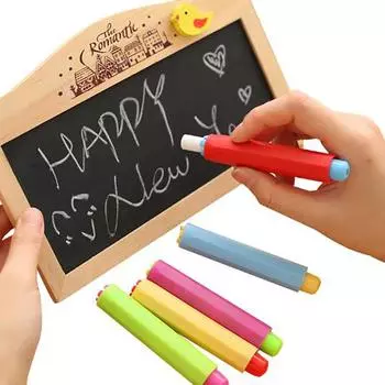 5 шт., нетоксичный держатель для мела для здоровья, красочные держатели для мела, чистый обучающий держатель
