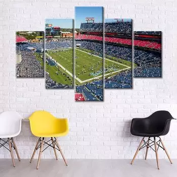 5 шт. Nissan Stadium, футбольный стадион, комната с принтом, футбол, спорт, холст для мальчиков, плакат HD с принтом, без рамки, 5 панелей, современная стена 20x35 20x45 20x55cm