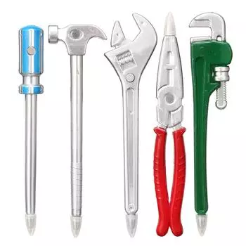 Набор гелевых ручек в форме слесарных инструментов 5 штук