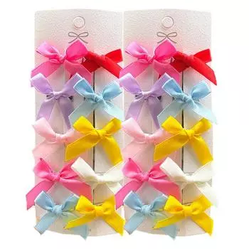 5 шт. новые милые модные многоцветные диагональные банты заколки для волос для девочек шпильки аксессуары для волос заколки детский головной убор белый