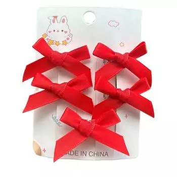 5 шт. Новые модные разноцветные диагональные заколки-банты для волос, милые детские заколки, аксессуары для волос, заколки-автоматы, детский головной убор