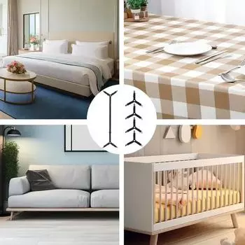 5 шт. Новые регулируемые ремни для держателя простыни, зажимы для простыни, держатели для одеял, эластичные противоскользящие зажимы, организуйте гаджеты