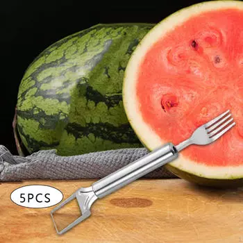 5 шт., ножи для арбуза, инструмент для нарезки фруктов, прочные креативные слайсеры Single ended