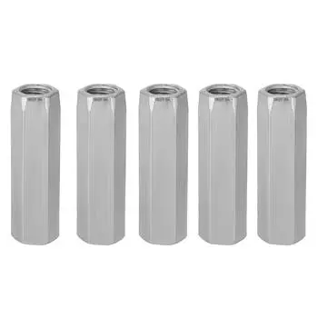 5 шт. оцинкованная сталь M10*4050 длинная шестигранная гайка шестигранная резьба гайка резьбовой крепеж(М10*40)