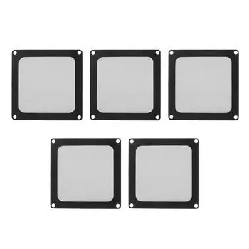 5 шт. Охлаждающий пылевой фильтр для корпуса ПК, профессиональный пылезащитный мягкий магнит, нейлоновая защитная рамка