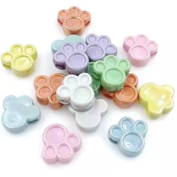 5 шт., ослепительные кошачьи лапы с УФ-покрытием, свободные бусины, браслет, ожерелье, ювелирные аксессуары, материалы ручной работы «сделай сам» зелёный