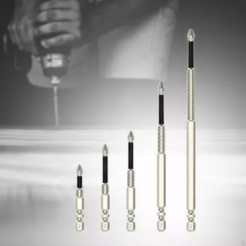 5 шт. отвертка сверло противоскользящее высокая вставка биты электрический набор для мебели