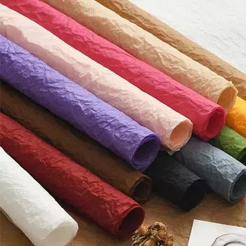 5 шт./пакет Цветочный букет Упаковка Страница Пушистая обернутая пленка Цветочный магазин Цветочный упаковочный материал Красочный