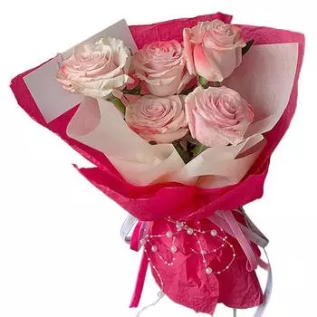 5 шт./пакет Цветочный букет Упаковка Страница Подарочные принадлежности Цветочный упаковочный материал Цветочная бумага Ченнаи Ретро обернутая пленка Пушистая