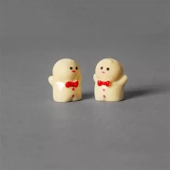 5 шт./пакет милый мини пряничный человечек автомобиль домашний микро ландшафтный орнамент смоляное ремесло рождественское украшение для вечеринки аксессуары своими руками подарок