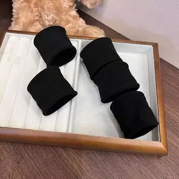 5 шт./пакет нейлоновые резинки для волос для девочек, широкая эластичная резинка для волос, держатель для хвоста, резинки, модные женские аксессуары для волос Size fits all