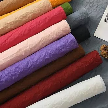 5 шт./пакет обернутая пленка подарочные принадлежности цветочный букет упаковочная страница пушистая бумага ченнаи ретро 56*56cm