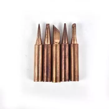5 шт. паяльное жало 900M-T из чистой меди, бессвинцовое паяльное жало
