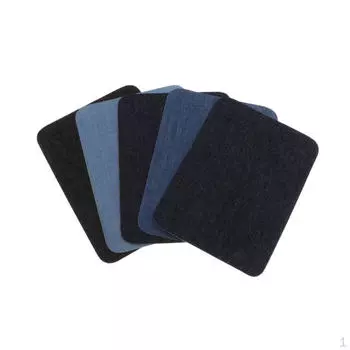 5 шт. патчей, пришитых к ремонтному комплекту,