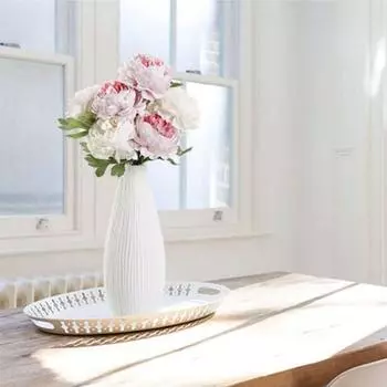 5 шт. пион искусственный цветок поддельный цветок для домашнего декора цветочная композиция украшение свадебной вечеринки розовый