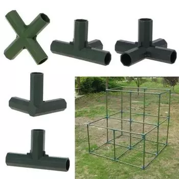 5 шт. пластик 16 мм 3/4/5 способов разъем для шланга DIY собрать стойку переходник для трубного соединения 2#