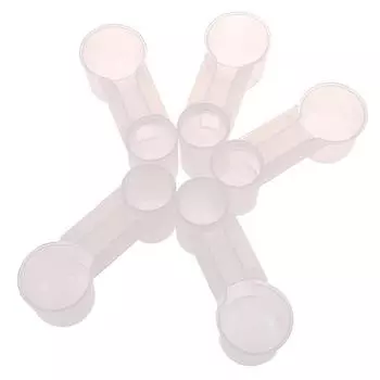 5 шт. пластиковая кормушка для птиц прозрачная бутылка для воды поилка для голубей One Size