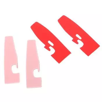 5 шт. пластиковая накладка на нижнюю часть прижимной лапки для оверлочной швейной машины пластиковая прижимная лапка для кожи или легкой ткани из ПВХ