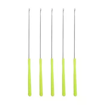 5 шт., пластиковая ручка, крючок для вязания крючком, игла для плетения волос, бусины для дредов, вязание крючком