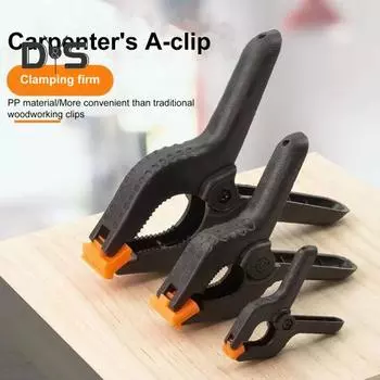 5 шт. Пластиковые пружинные зажимы, прочные фиксирующие зажимы для поделок, подставки для фона, деревообработки, фотостудий, домашнего использования S 5pcs