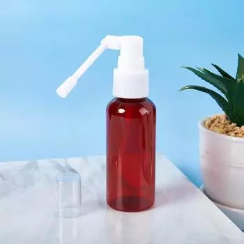 5 шт. пластиковый флакон для назального спрея с вращением на 360 градусов, многоразовый распылитель для пустого горла, контейнер для чистки носика 50ML