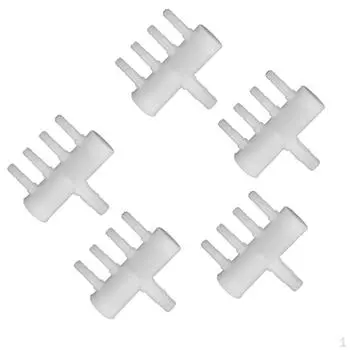 5 шт. пластиковый распределительный клапан для аквариумного насоса, белый