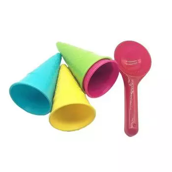 5 шт. Подарочный инструмент для копания песка, Активность на открытом воздухе, Пляжная игра, Модель рожка мороженого, Совок, Набор песочных игрушек