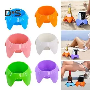 5 шт. подстаканники для пляжа, консервные банки с напитками в вертикальном положении на песке, хорошая стабильность, палаточный лагерь, футбольное поле, уличные горки, пляжные предметы первой необходимости 5pcs
