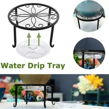 5 шт. подставка для растений, прочная основа, нержавеющая, устойчивая к атмосферным воздействиям, железная, художественная, для тяжелых условий эксплуатации, на открытом воздухе, в помещении