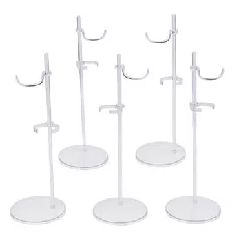5 шт. Подставки для кукол, Держатели для кукол, Кукольный домик, Регулируемая Универсальная Стойка для демонстрации кукол, Прозрачные Стойки, Подставка-манекен, Подставка для кукольного платья
