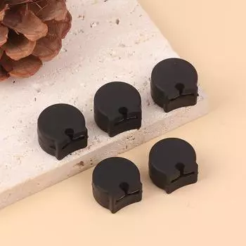 5 шт., подушечка для пальца кларнета, подставка для большого пальца, резиновая подушка, детали саксофона для кларнета чёрный