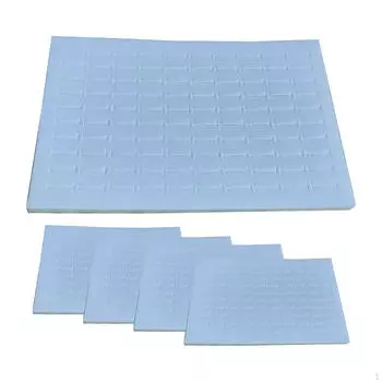 5 шт. подушечка для ювелирных изделий бархатные кольца вставка губка ящик поставки коврики белый