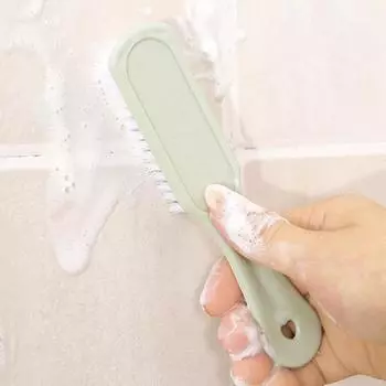 5 шт., полезные эргономичные ручки, 3 цвета, щетки для чистки, длинная ручка, щетка для одежды, ковров, обуви, щетка для кухни розовый