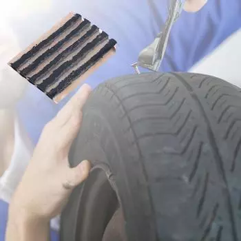 5 шт. полоски для ремонта бескамерных шин для автомобилей, проколы шин для грузовиков, мотоциклов, черные полоски для ремонта бескамерных шин для автомобилей чёрный