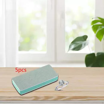 5 шт. полосок для полировки ювелирных изделий DIY шлифовальные блоки 3000/600 непроникающая губка сглаживатель для
