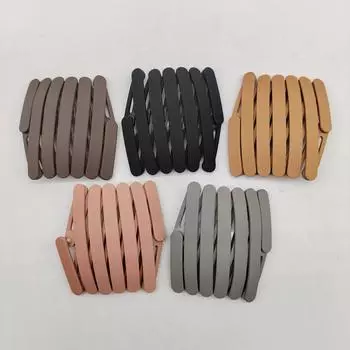 5 шт. Портативная складная повязка для волос Женская цвета Моранди Нескользящая повязка на голову Корейская повязка для умывания Лица Аксессуары для волос для девочек