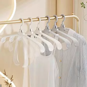 5 шт. Портативные складные вешалки для одежды, быстро собирающие одежду, органайзер для шкафа, вешалка для одежды, вешалки для хранения прищепок серый